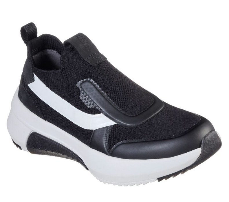 Skechers Dam Svarta/Vita Slip On - Modern Jogger 2.0 - Roan - Sverige (SZNXA-9864)